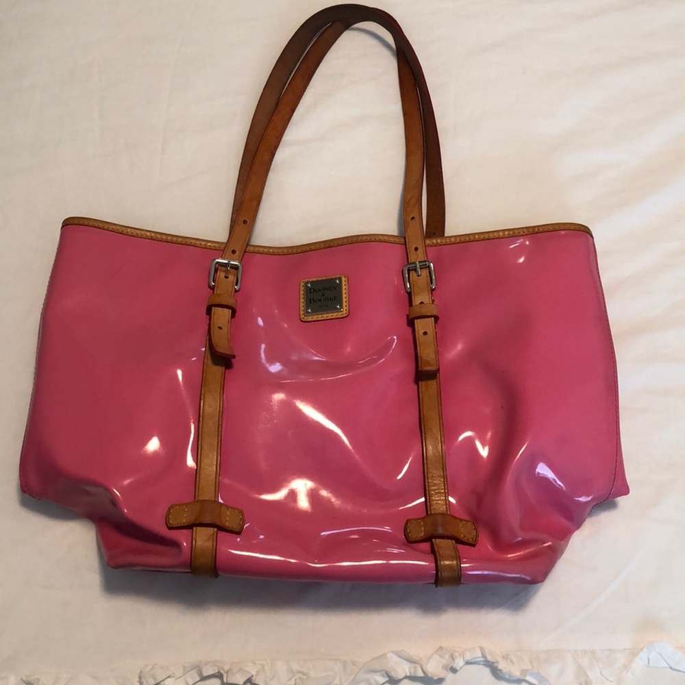 Dooney & Bourke pink patent leather bag
